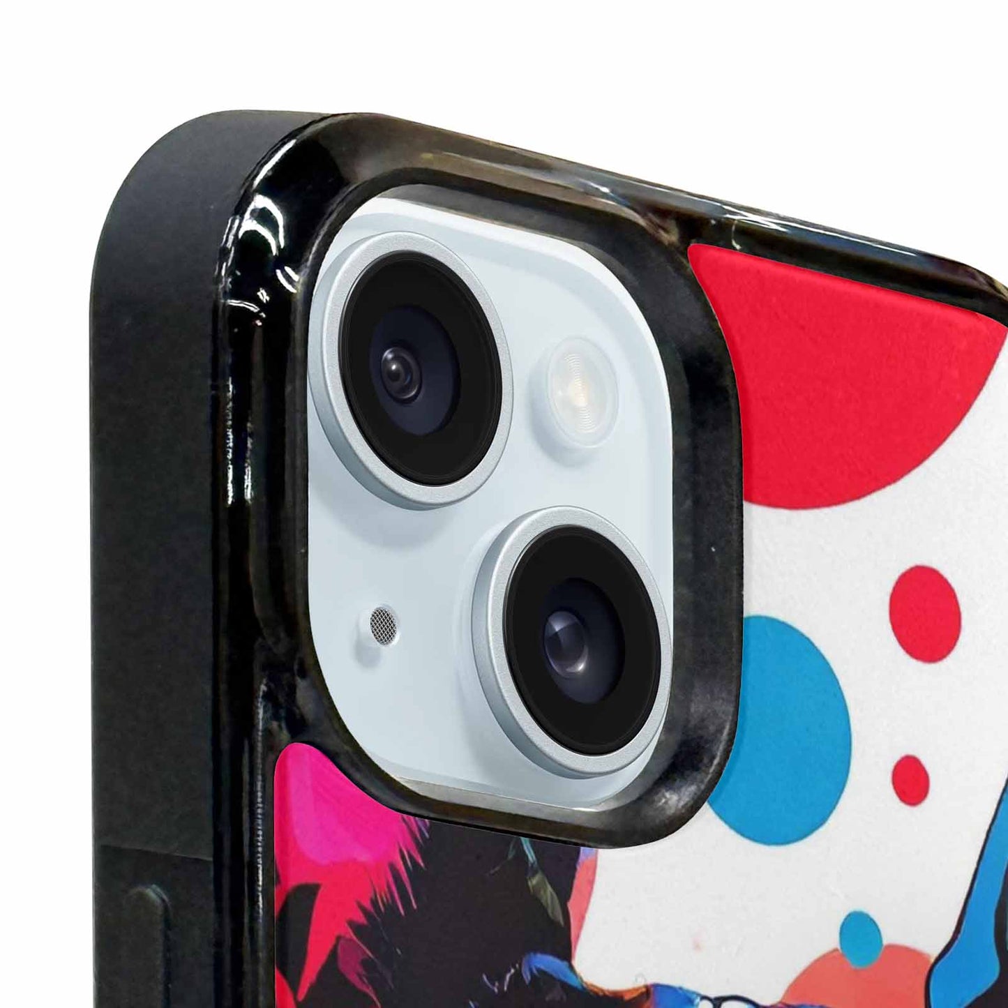 iPhone 15 Plus Case — French Bulldog Pop Art Pattern, Custom Made Phone Cover