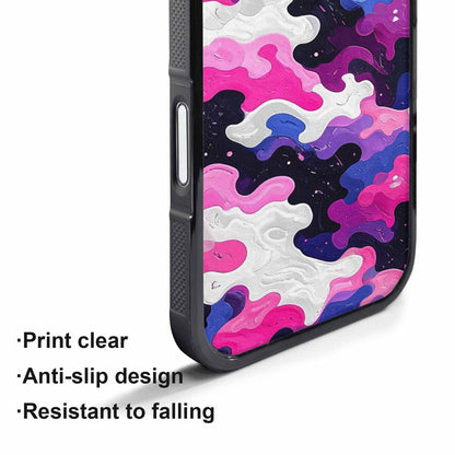 iPhone 17 Pro Case — Vivid Camo Genderfluid Pride Camo, Custom Phone Case