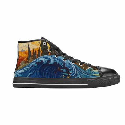MEN'S Blend All Versions High Top Canvas Dark Academia Shoes