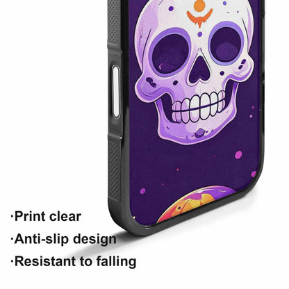 iPhone 17 Case — Halloween Skull Cartoon Art Gothic Skulls, Custom Made Phone Cover