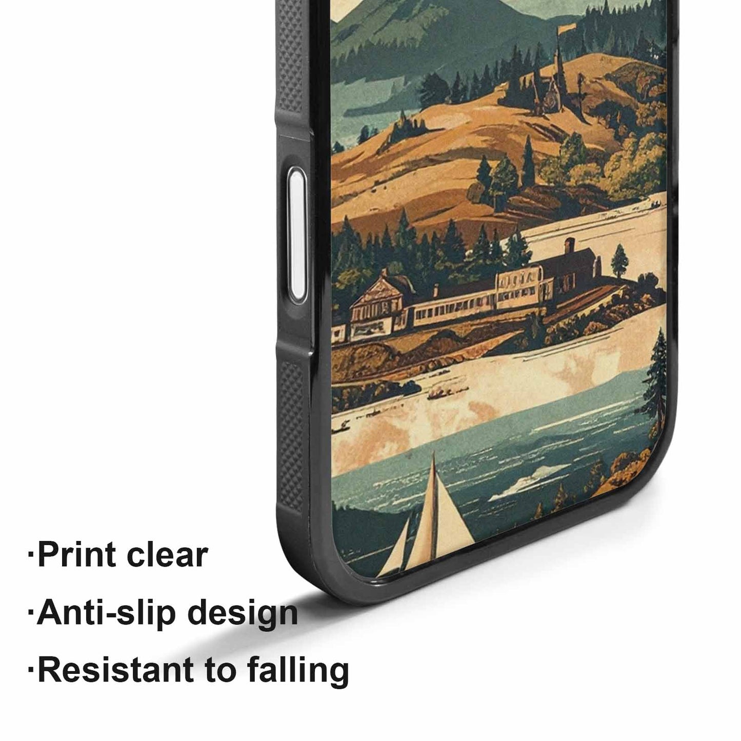 iPhone 17 Case — Vintage Travel Artwork Pattern Retro Vintage, Custom Made Phone Cover