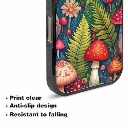 iPhone 15 Pro Max Case — Mushrooms Botanicalmushrooms P 7fj Personalized Phone, Custom Designed Case Cover