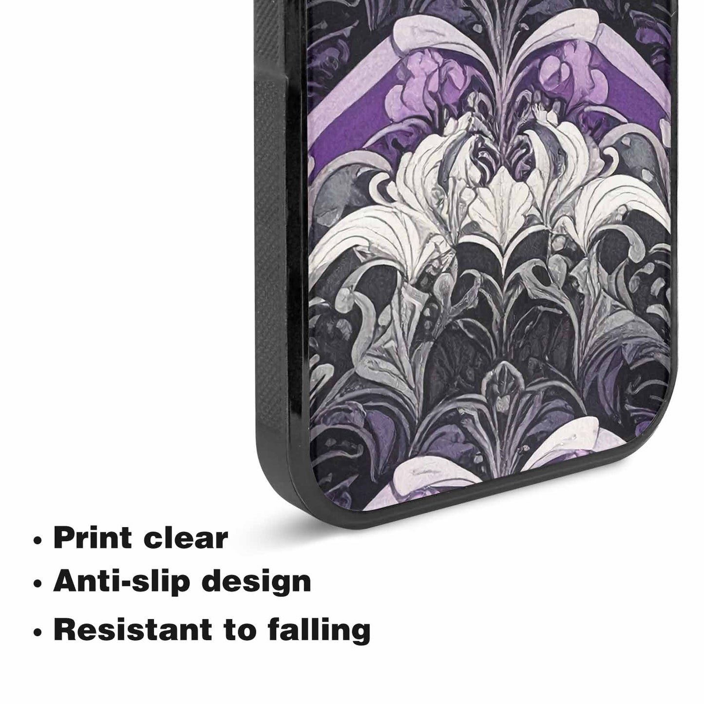 iPhone 15 Case — Asexual Flag Color Theme Small Rainbow, Custom Printed Phone Case