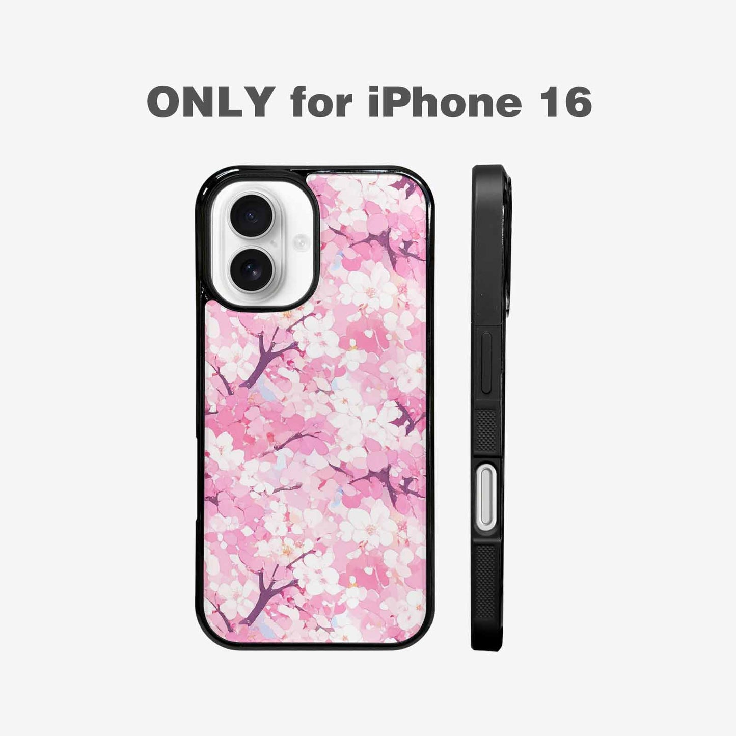 iPhone 16 Case — Cherry Blossom Branch Cherry Blo Cfc, Customized Protective Case