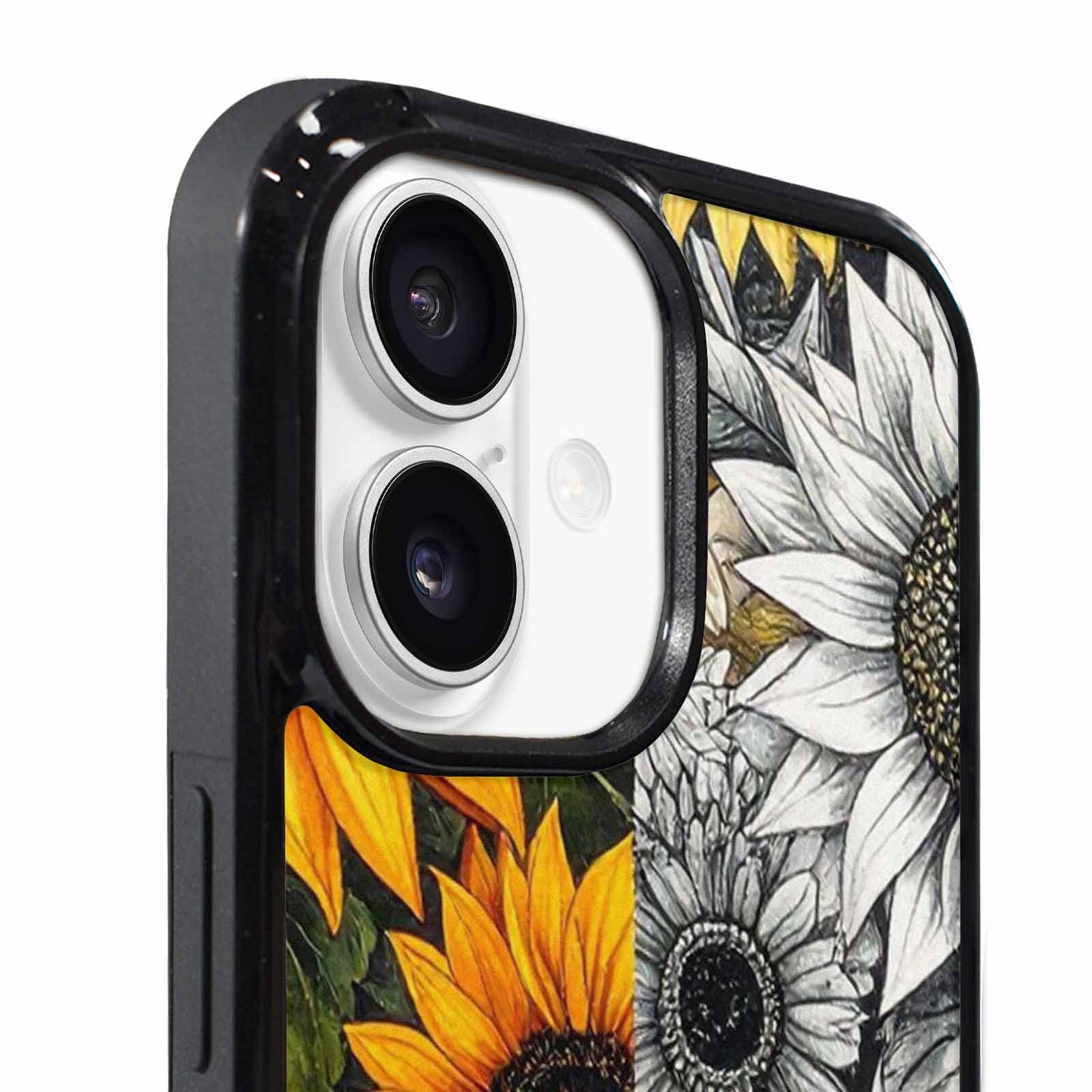 iPhone 17 Case — Small Sunflower Pattern, Randomly Floral, Custom Made Phone Cover