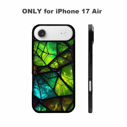 iPhone 17 Air Case — Neon Camo Spider Web Camo, Personalized Phone Case