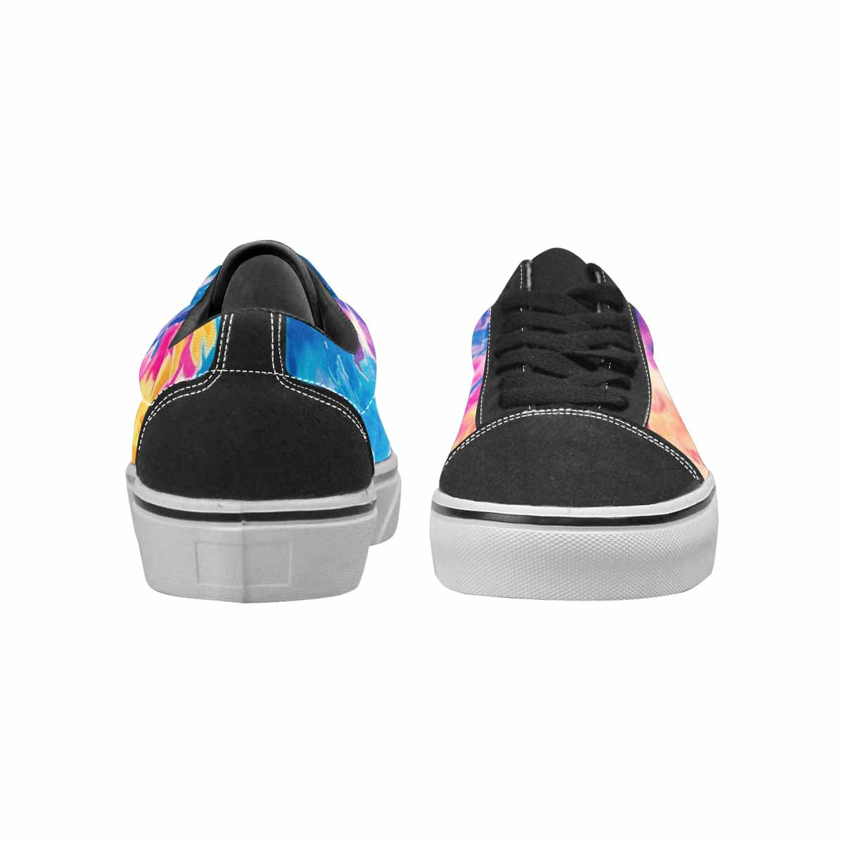 MEN'S Tie Dye Swirl Canvas Lace-Up Aesthetic Sneakers