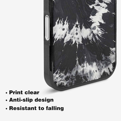 iPhone 16 Plus Case — Black White Animal Print, Custom Made Phone Cover