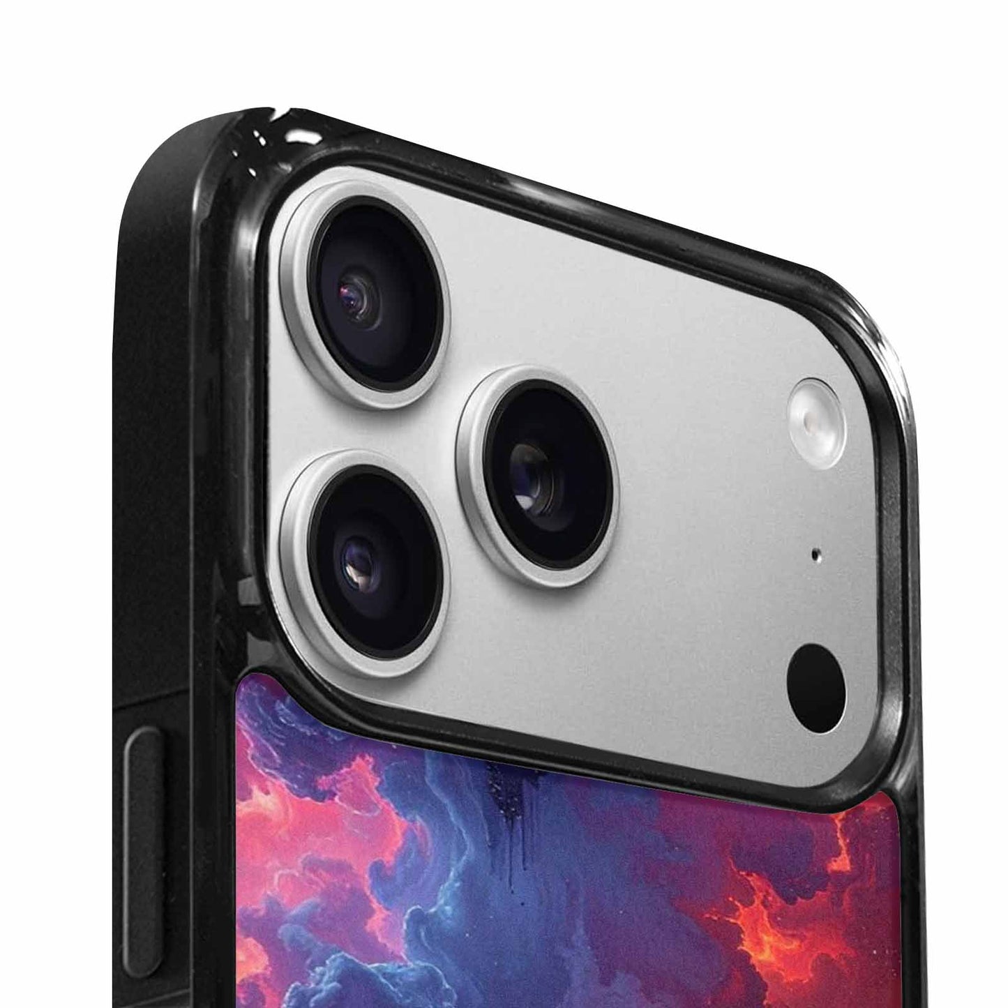 iPhone 17 Pro Max Case — Seamless Tileable Pattern Of Galaxy Space, Custom Printed Phone Case