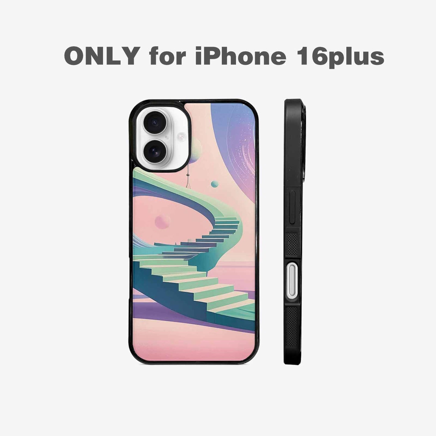 iPhone 16 Plus Case — 1930s European Surrealist Art Style Dreamlike, Personalized Phone Case