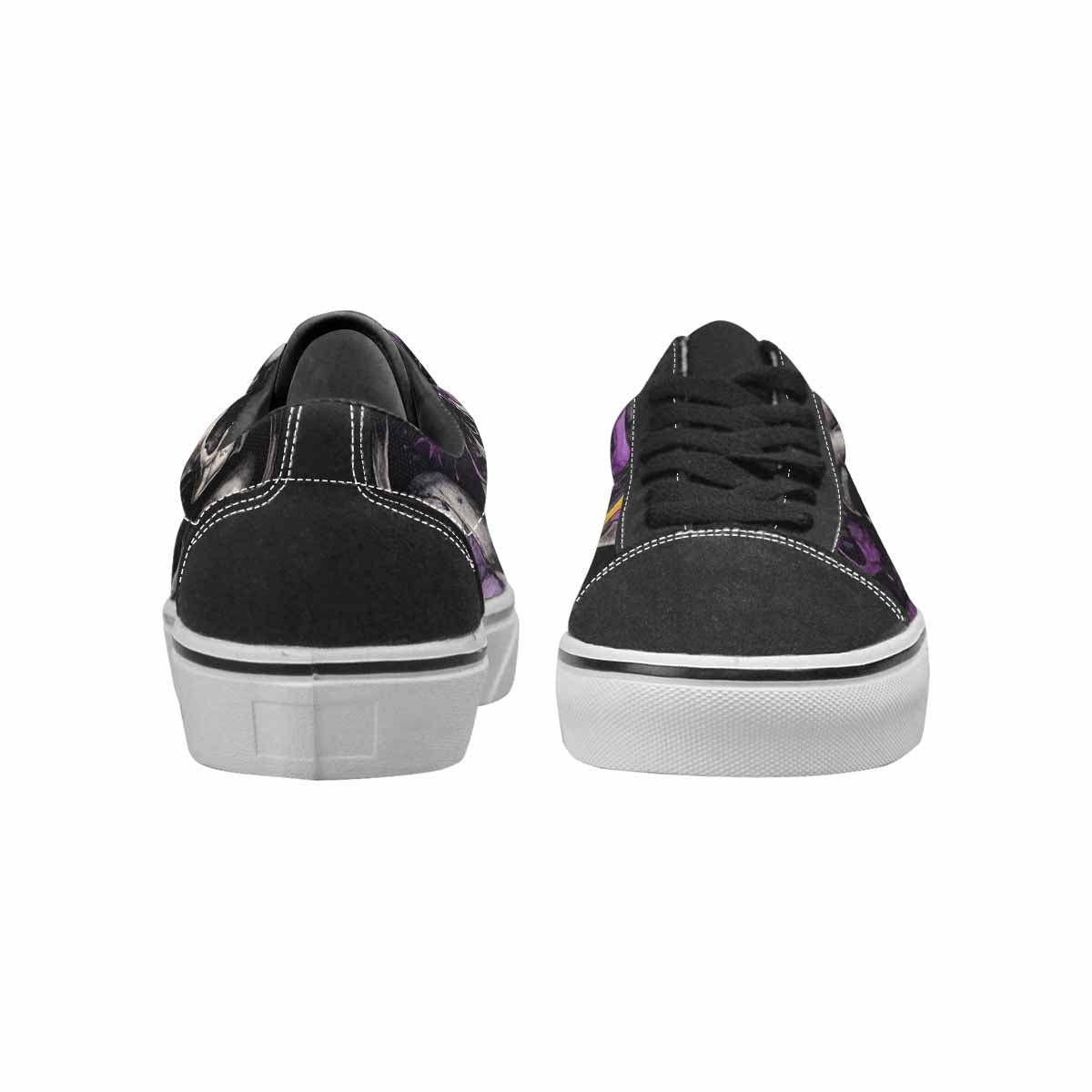 WOMEN'S Rainbow From Skull S Lace-Up Canvas Y2K Shoes