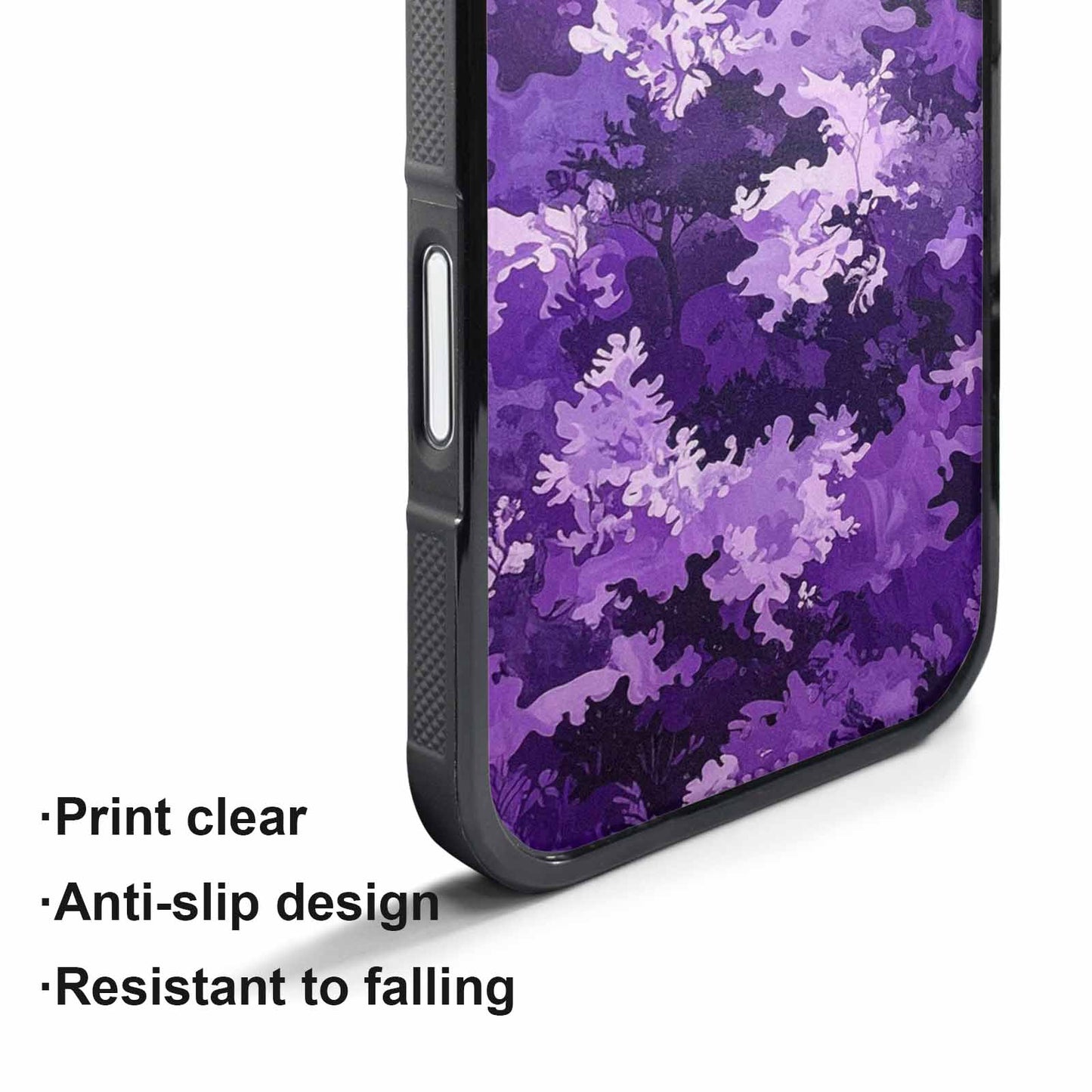 iPhone 17 Pro Max Case — Small Military Camouflage Blotch Camo, Custom Printed Phone Case