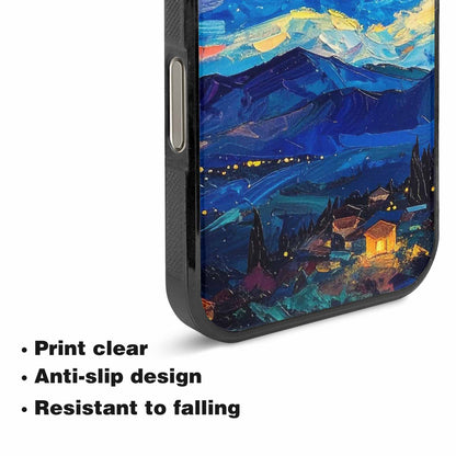 iPhone 16 Pro Max Case — Starry Night Van Gogh Paint Art, Custom Made Phone Cover
