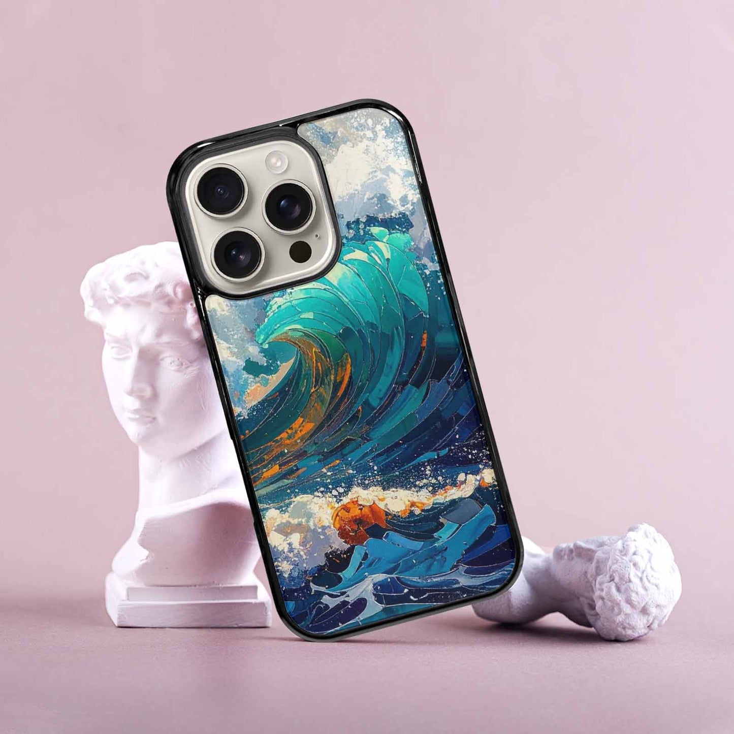 iPhone 16 Pro Case — Wave Crest Splash Wave Crest Splash, Personalized Phone Case