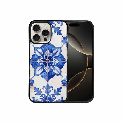 iPhone 16 Pro Max Case — Mexican Talavera Tile Pattern Floral Geometric, Original Design Phone Case