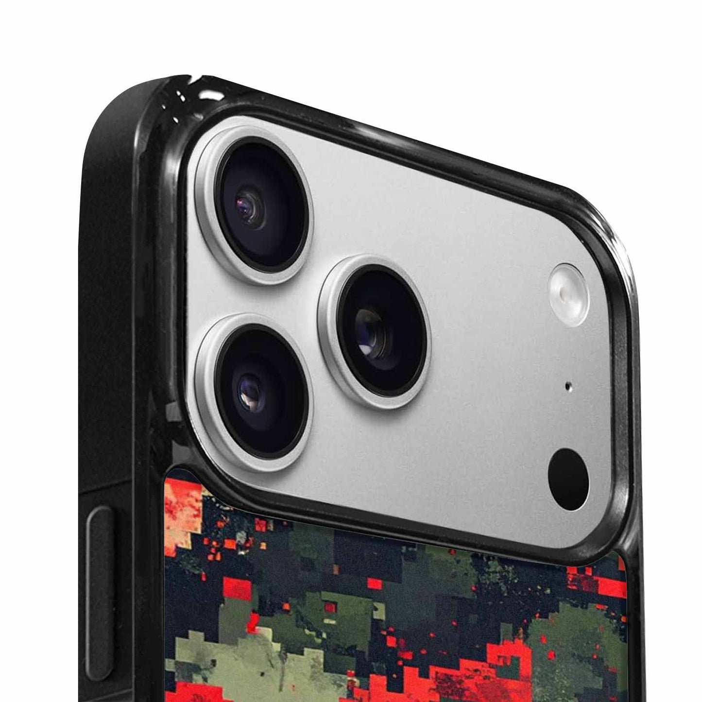 iPhone 17 Pro Max Case — Small Military Camouflage Blotch Camo, Custom Phone Case