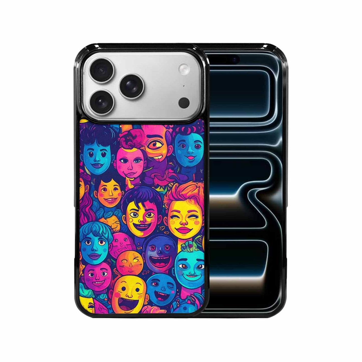 iPhone 17 Pro Max Case — Small Funny Looking Cartoon Cute, Custom Made Phone Cover