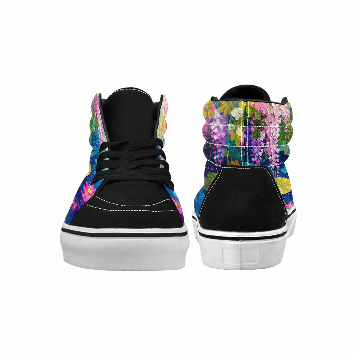 MEN'S Monet Full Color High Top Canvas Graphic Print Aesthetic Limited Edition Sneakers