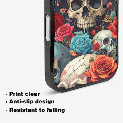 iPhone 16 Case — Skulls And Rosesmelting Skulls A Aor, Original Design Phone Case