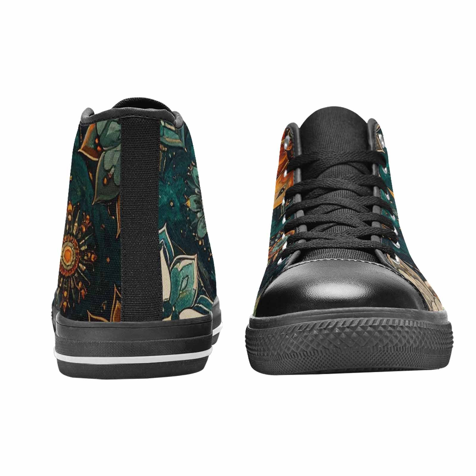 WOMEN'S Mandala High Top Canvas Surreal Sneakers