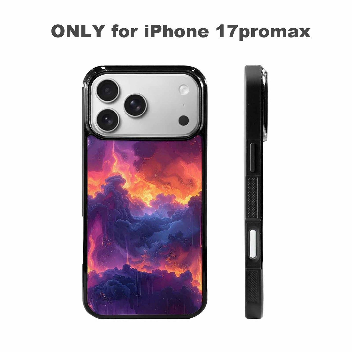 iPhone 17 Pro Max Case — Seamless Tileable Pattern Of Galaxy Space, Customized Protective Case