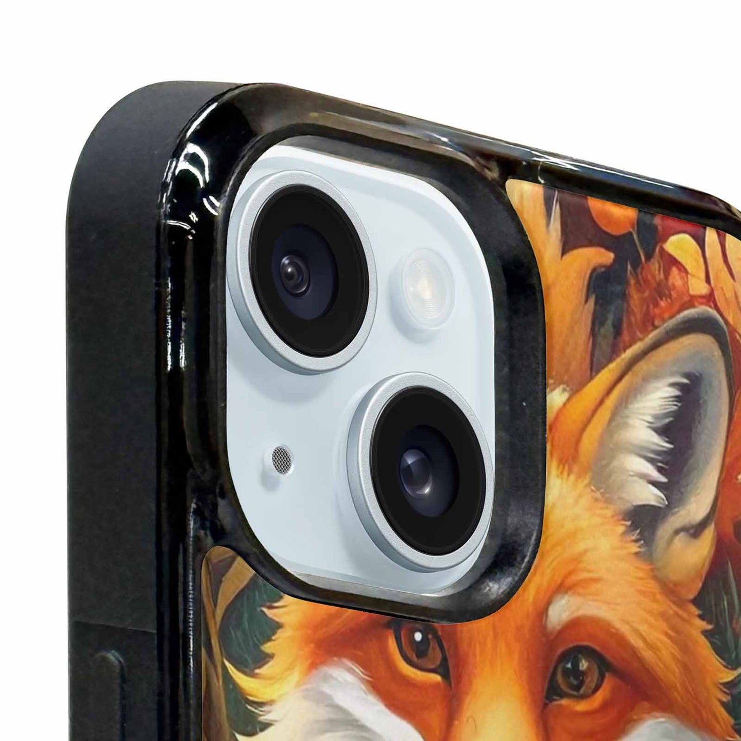 iPhone 15 Plus Case — Fox Forest Fox Forest Pattern Hundreds, Unique Phone Case Design