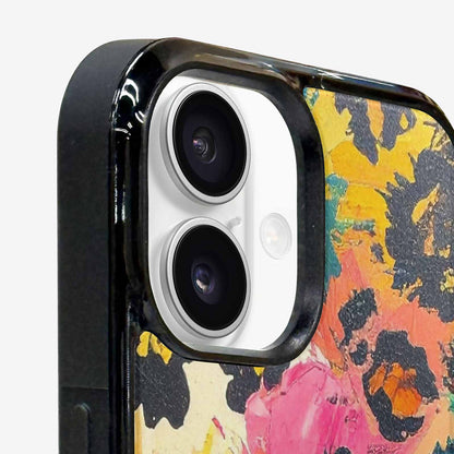 iPhone 16 Case — Full Color Vibrant Animal Print Animal, Custom Printed Phone Case