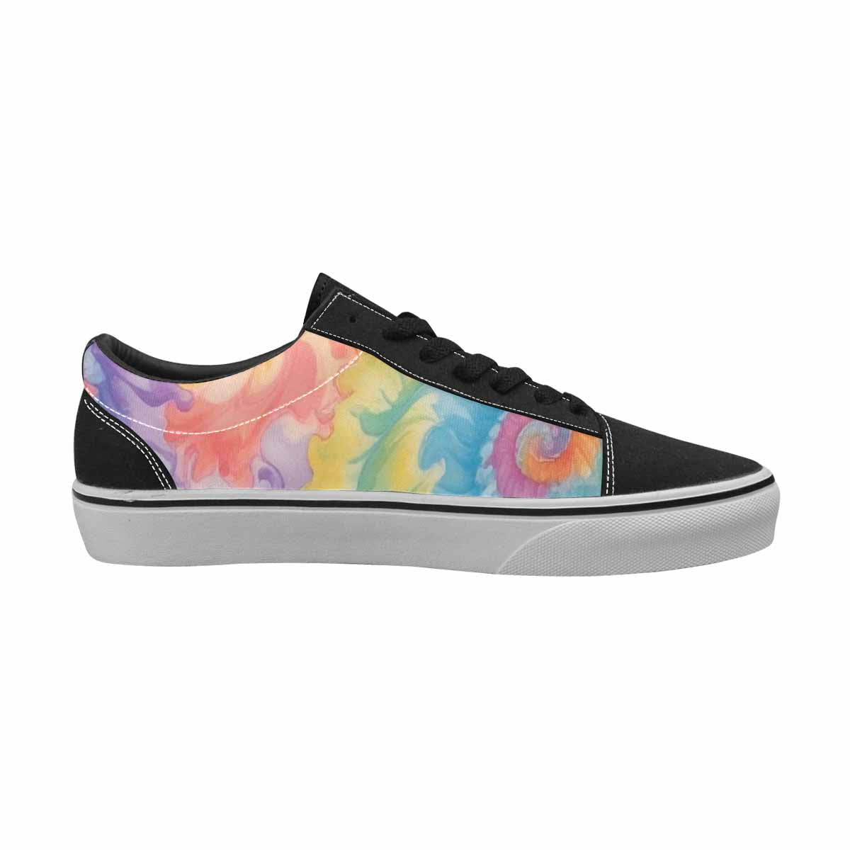 WOMEN'S Tie Lace-Up Canvas Grunge Custom Shoes