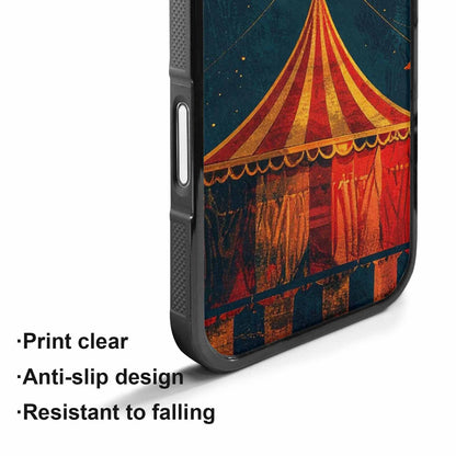 iPhone 17 Case — Vintage Circus Art Pattern Retro Vintage, Custom Designed Case Cover