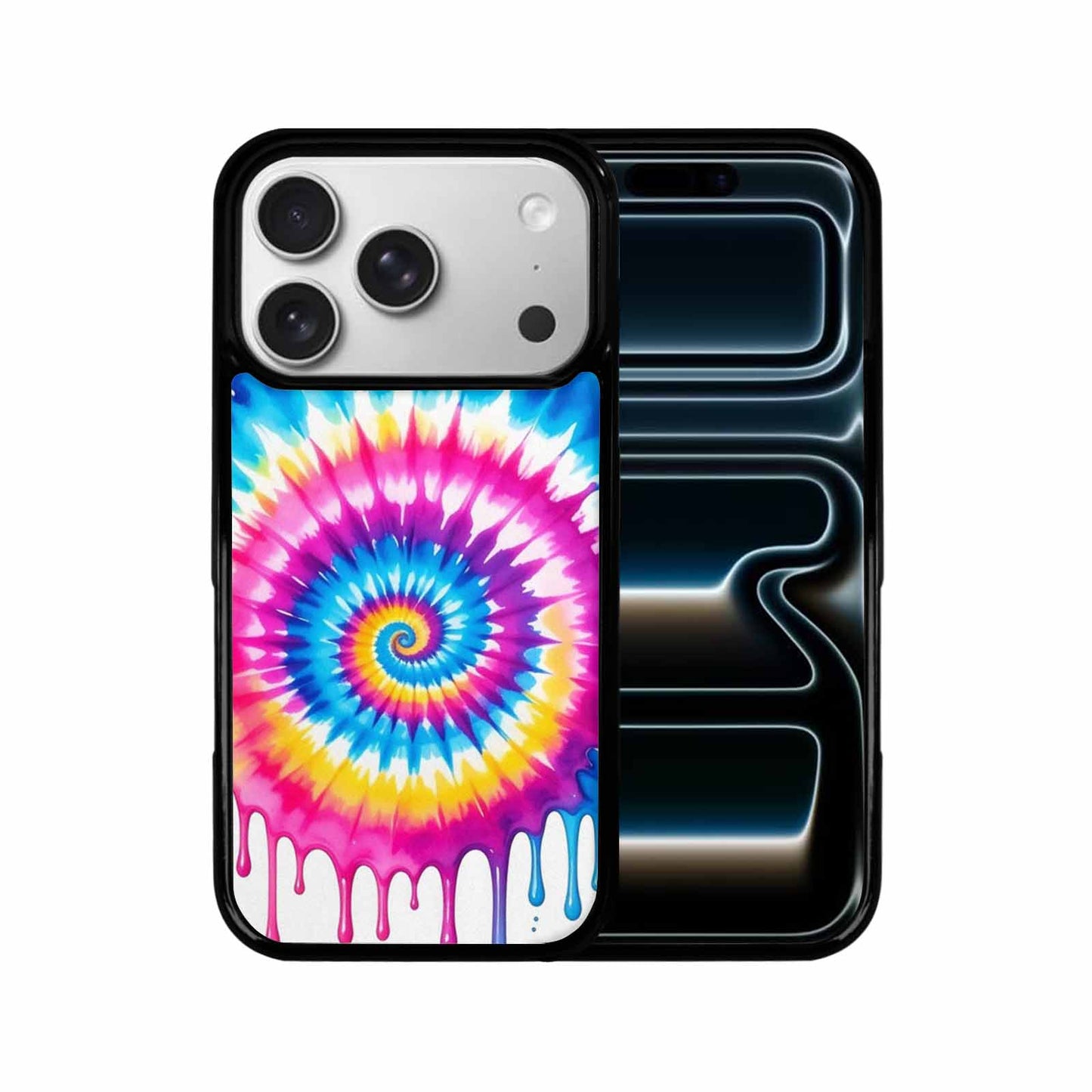 iPhone 17 Pro Case — Tie Dye Drip Tie Dye, Custom Printed Phone Case