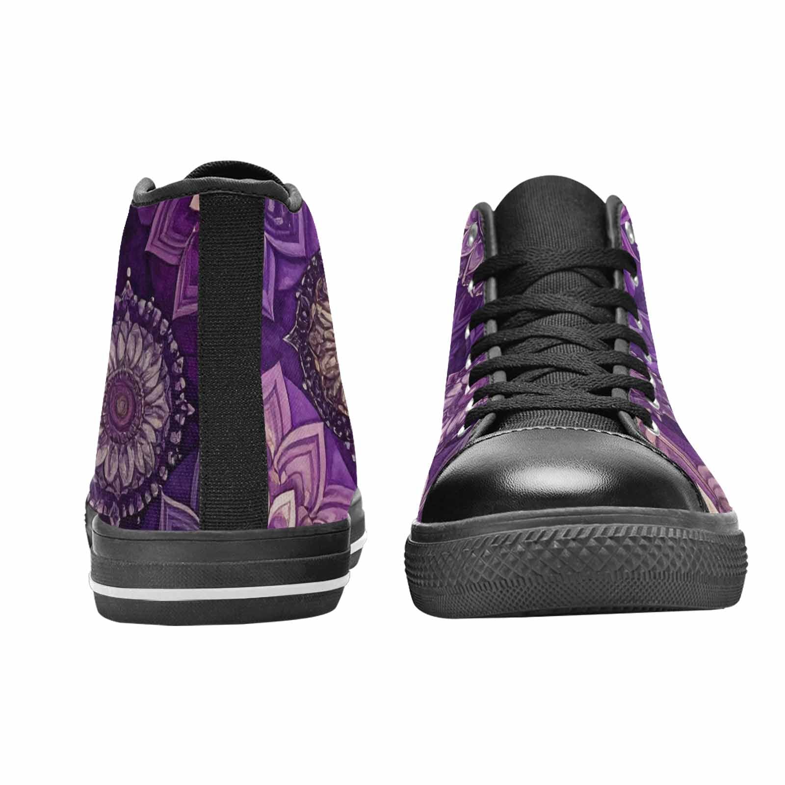 WOMEN'S Mandala High Top Canvas Surreal Custom Shoes