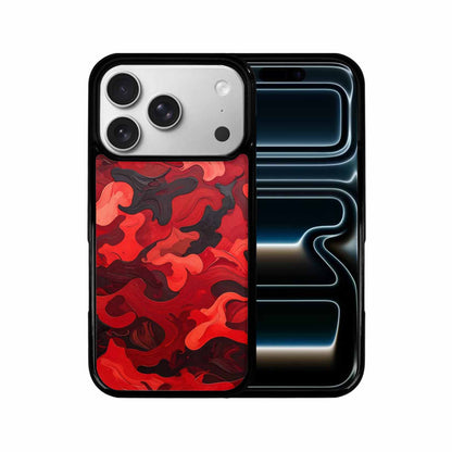 iPhone 17 Pro Case — Small Military Camouflage Blotch Pattern Camo, Unique Phone Case Design