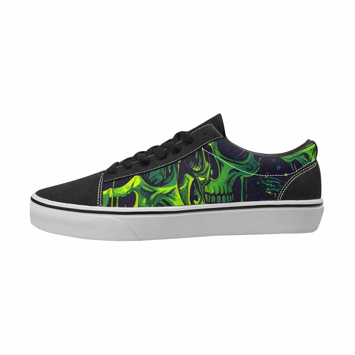 MEN'S Skulls Canvas Custom Fashion Wallpaper Art Shoes