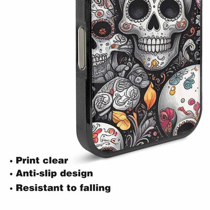 iPhone 16 Pro Case — Greyscale Black And White Dark Black, Custom Print Case Cover