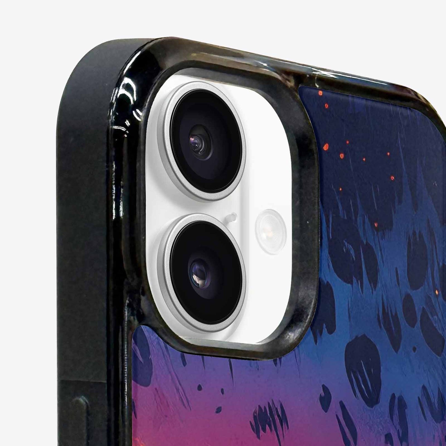 iPhone 16 Plus Case — Leopard Print Gradient, Customized Protective Case