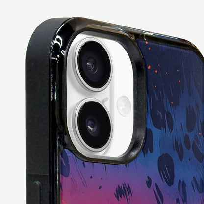 iPhone 16 Plus Case — Leopard Print Gradient, Customized Protective Case