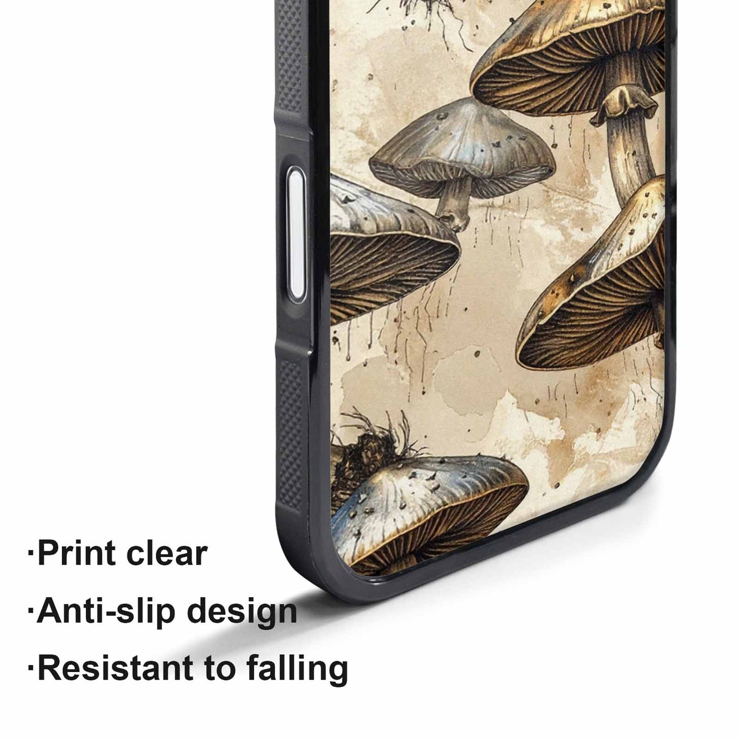 iPhone 17 Air Case — Iridescent Storm Mushroom Original Art, Custom Print Case Cover