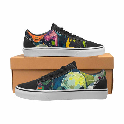 WOMEN'S Aliens × Camo Aliens Lace-Up Canvas Aesthetic Custom Shoes