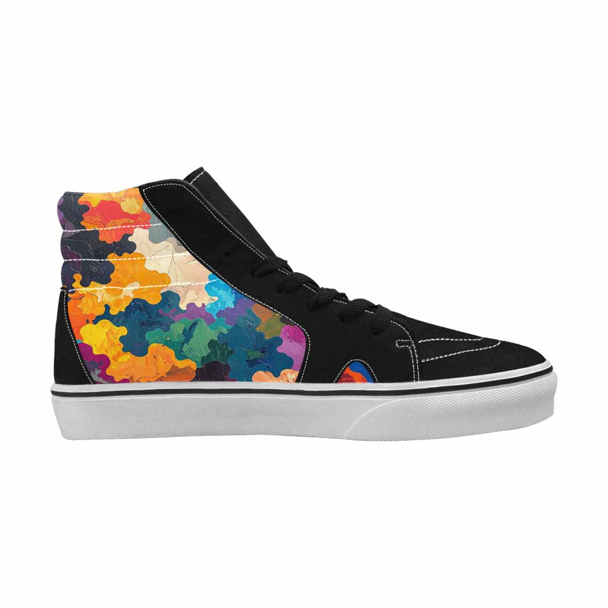 MEN'S Camo Patches High Top Canvas Dreamcore Custom Shoes
