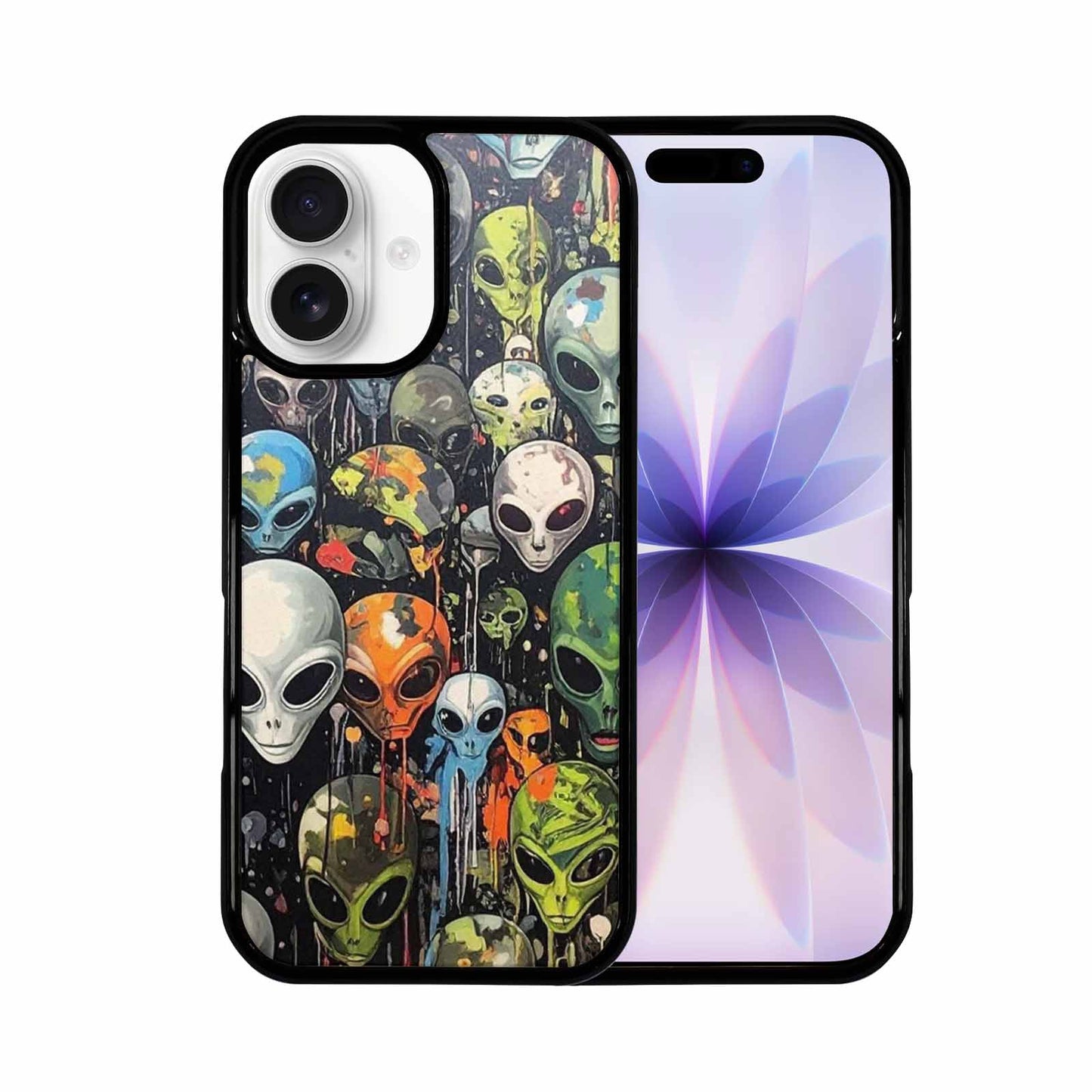 iPhone 17 Case — Aliens Camo Aliens Alien Scifi, Custom Art Phone Cover