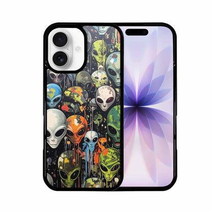 iPhone 17 Case — Aliens Camo Aliens Alien Scifi, Custom Art Phone Cover