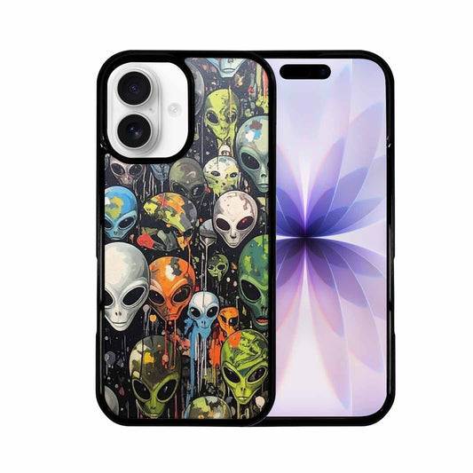 iPhone 17 Case — Aliens Camo Aliens Alien Scifi, Custom Art Phone Cover
