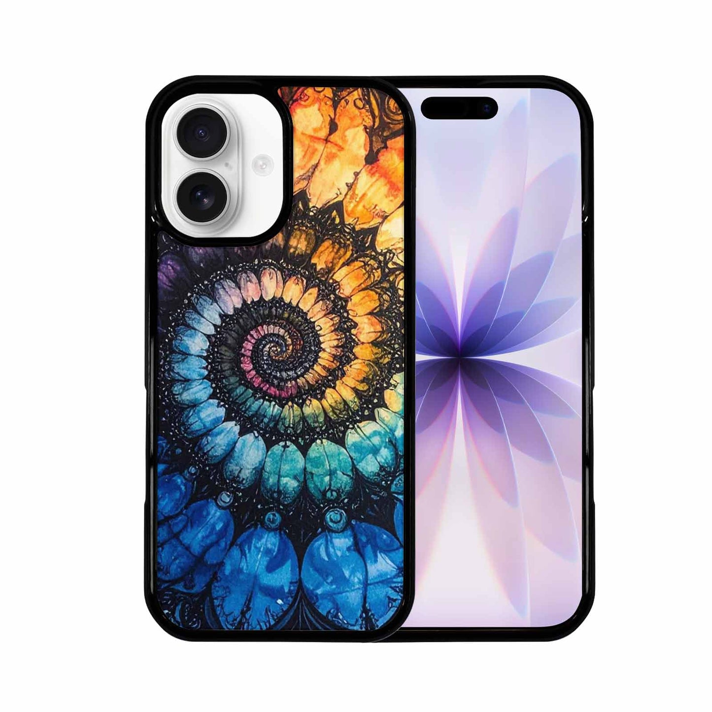 iPhone 17 Case — Tie Dye Swirls (black Tie Dye, Custom Print Case Cover