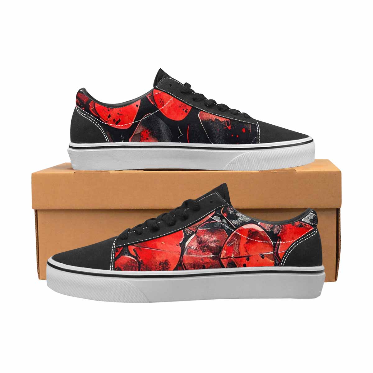 WOMEN'S Reptile Scale Lace-Up Canvas Aesthetic Shoes