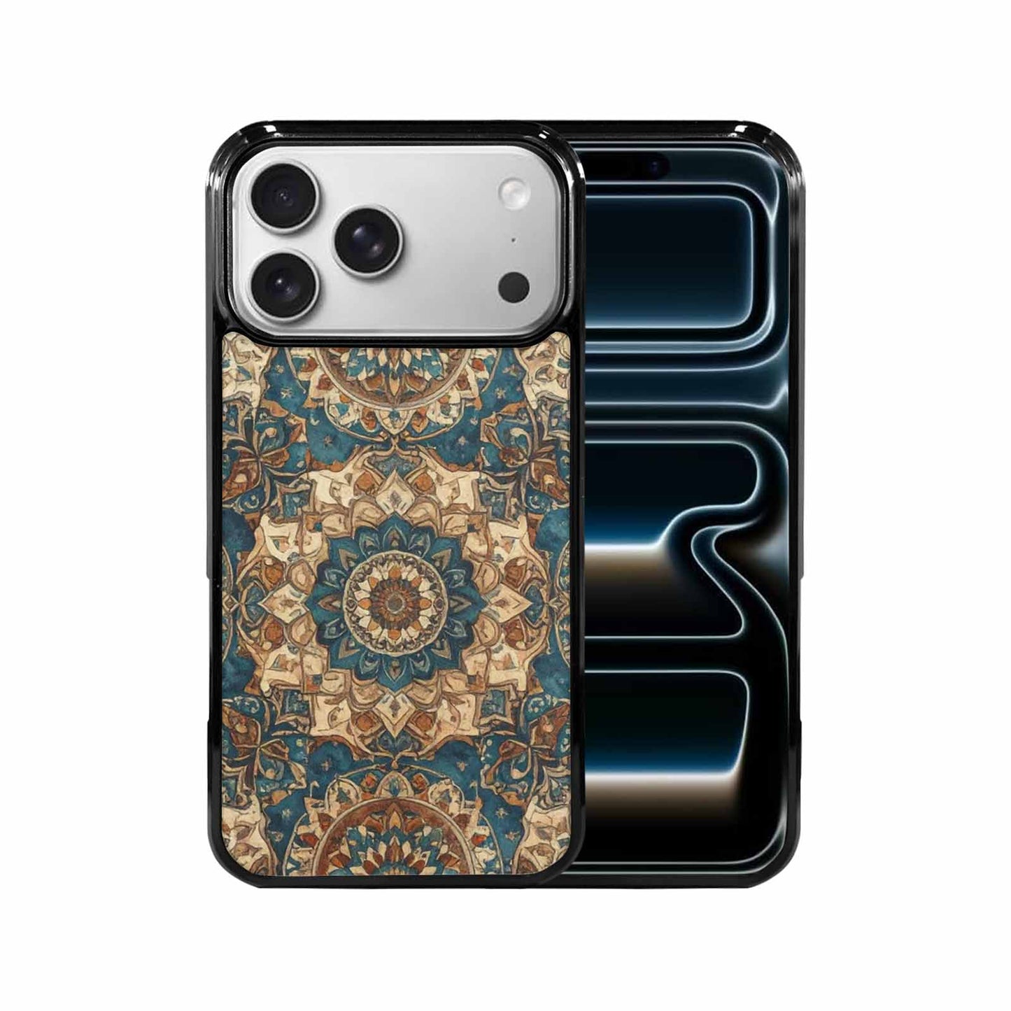 iPhone 17 Pro Max Case — Small Mandala Pattern, Randomly Floral, Custom Made Phone Cover