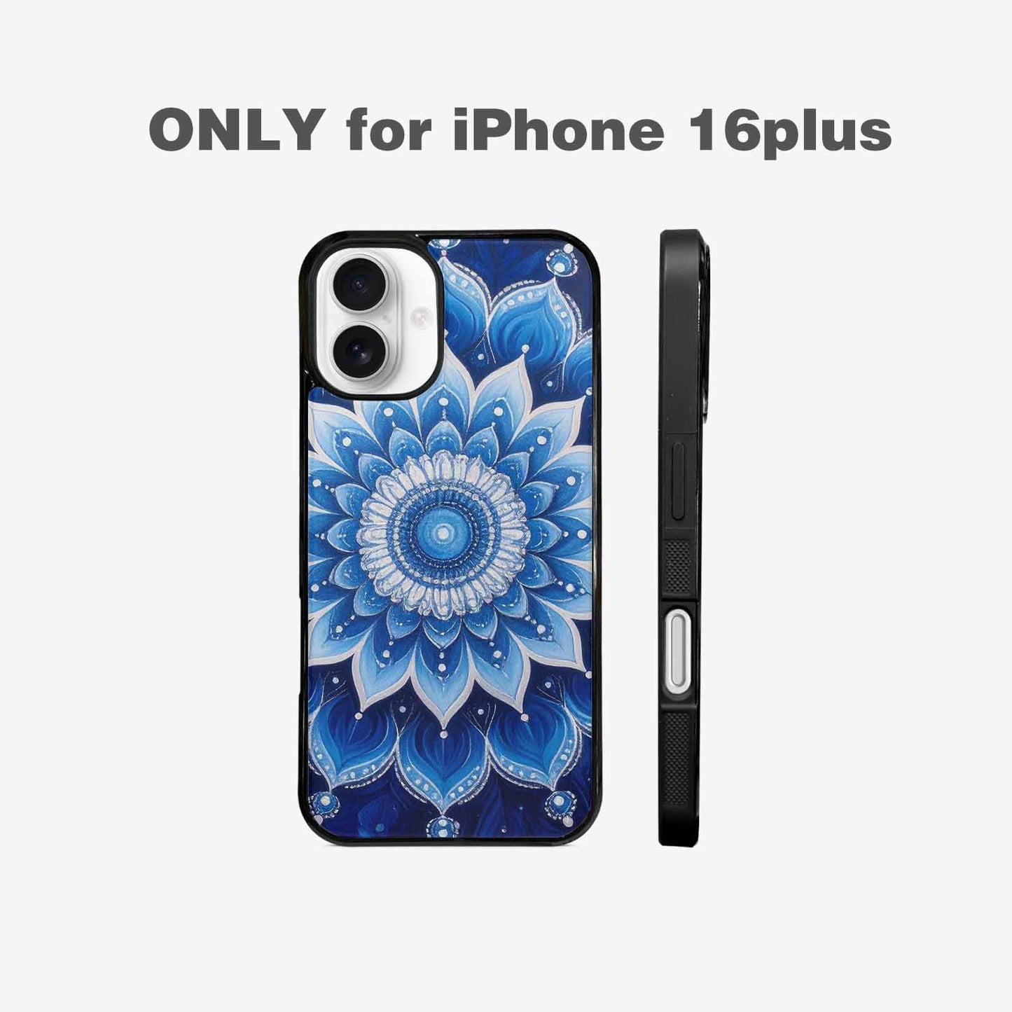 iPhone 16 Plus Case — Boho Mandala Custom, Custom Made Phone Cover