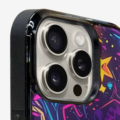 iPhone 16 Pro Case — 80s Retro Motif 80s Retro Motifs, Custom Made Phone Cover