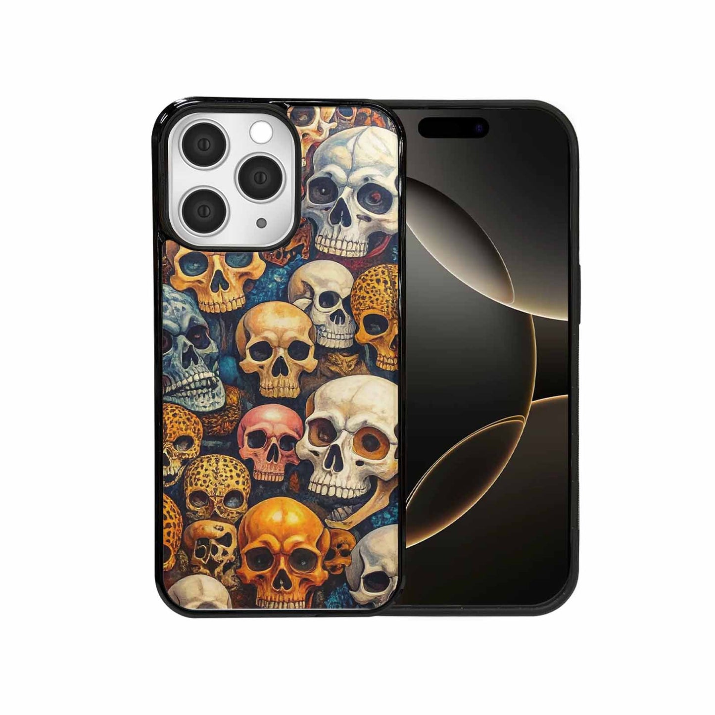 iPhone 15 Pro Max Case — Skulls Animal Printskulls Patt 0h1, Custom Printed Phone Case