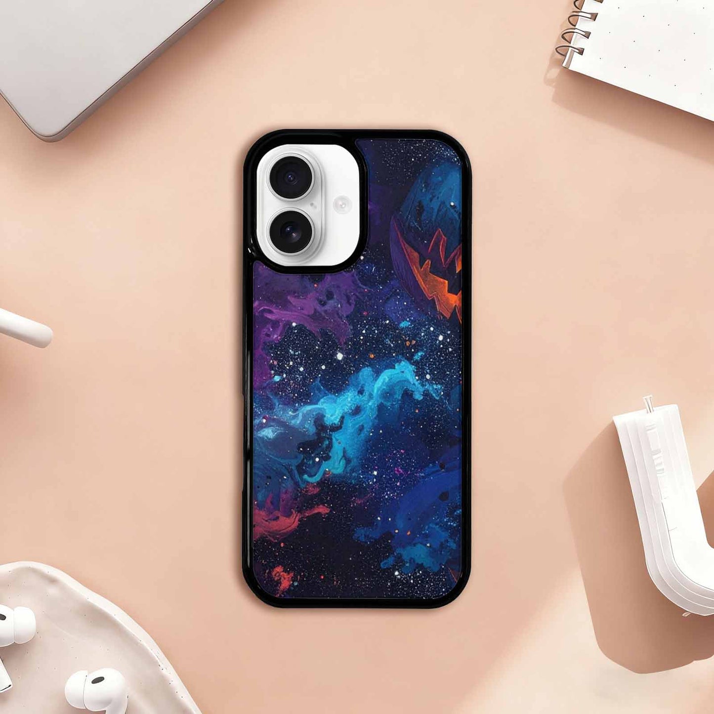 iPhone 17 Case — Eamless Repeating Pattern Of Galaxy Space, Original Design Phone Case