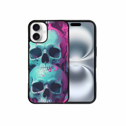 iPhone 16 Plus Case — Thousands Of Skulls Custom, Unique Phone Case Design